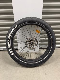 26x4.0 Front Fat Tire E-Bike Wheel – CST BFT Tire & 180mm Rotor