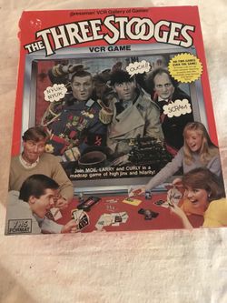 Three stooges VCR game in in box $8.00