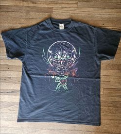 ZELDA GAME MAJORÁS MASK COLORFULL LOGO  BLACK MED  SIZE T-SHIRT  PRE-OWNED  NORMAL  WEAR