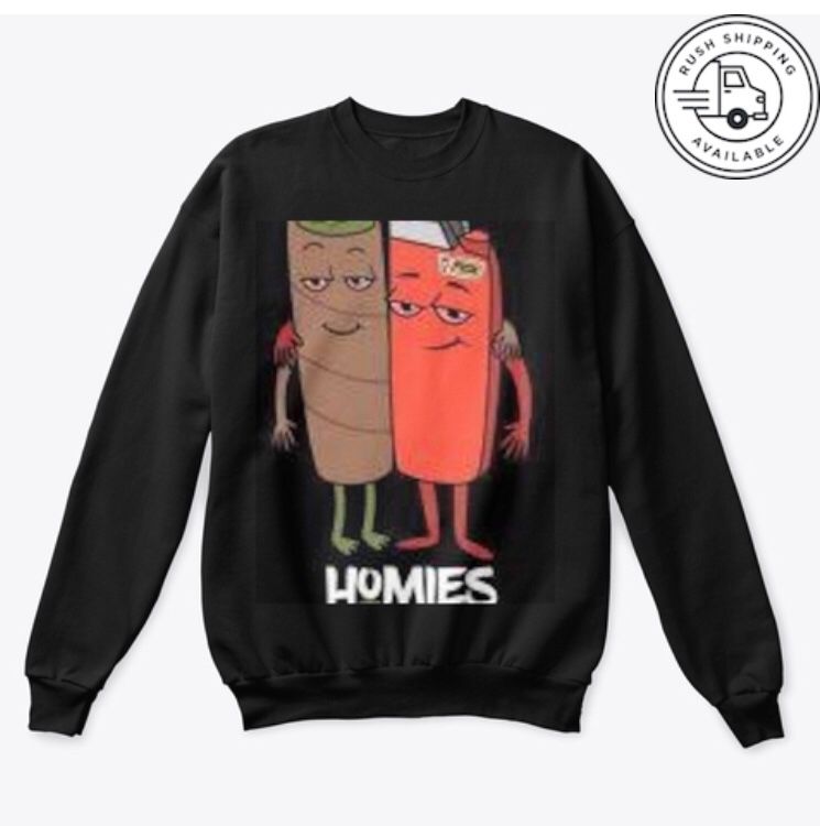 IMMACULATE VYBZ HOMIES PUFF PUFF PASS T SHIRTS SWEAT SHIRT