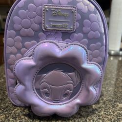 Loungefly Disney Bambi Floral Iridescent Convertible Mini Backpack