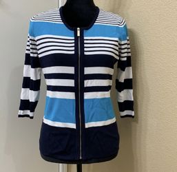 LANALEE MONTREAL stripe Zip Up