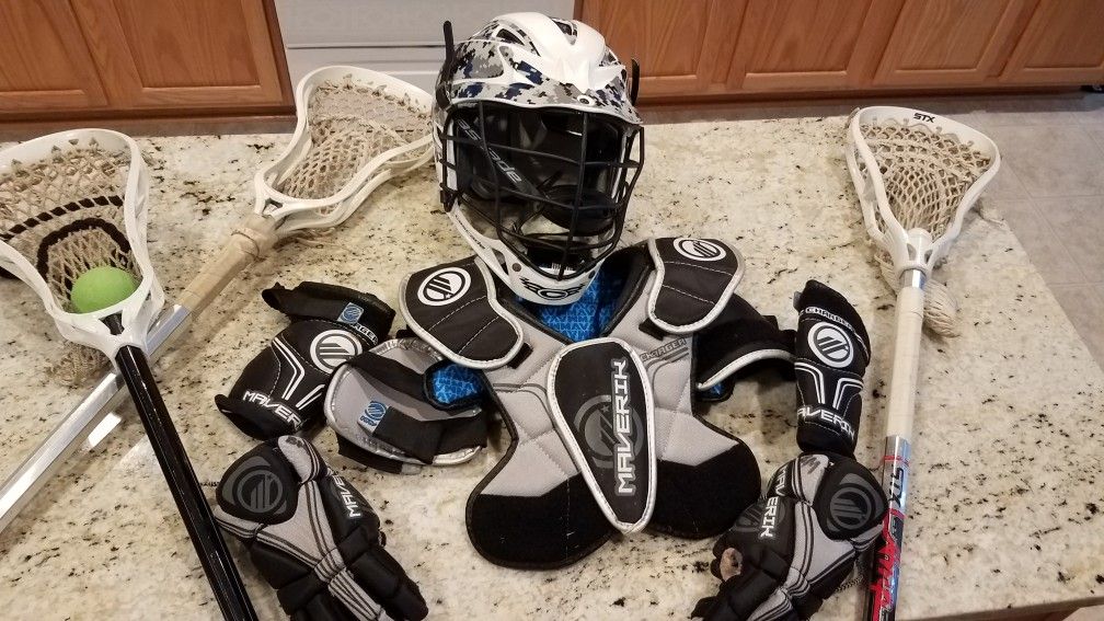 Lacrosse gear whole set! With sticks and ball