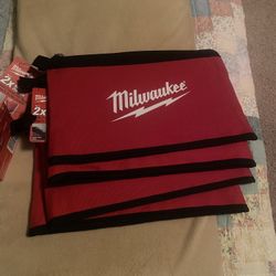 Four Mikwaukee Zipper Pouches