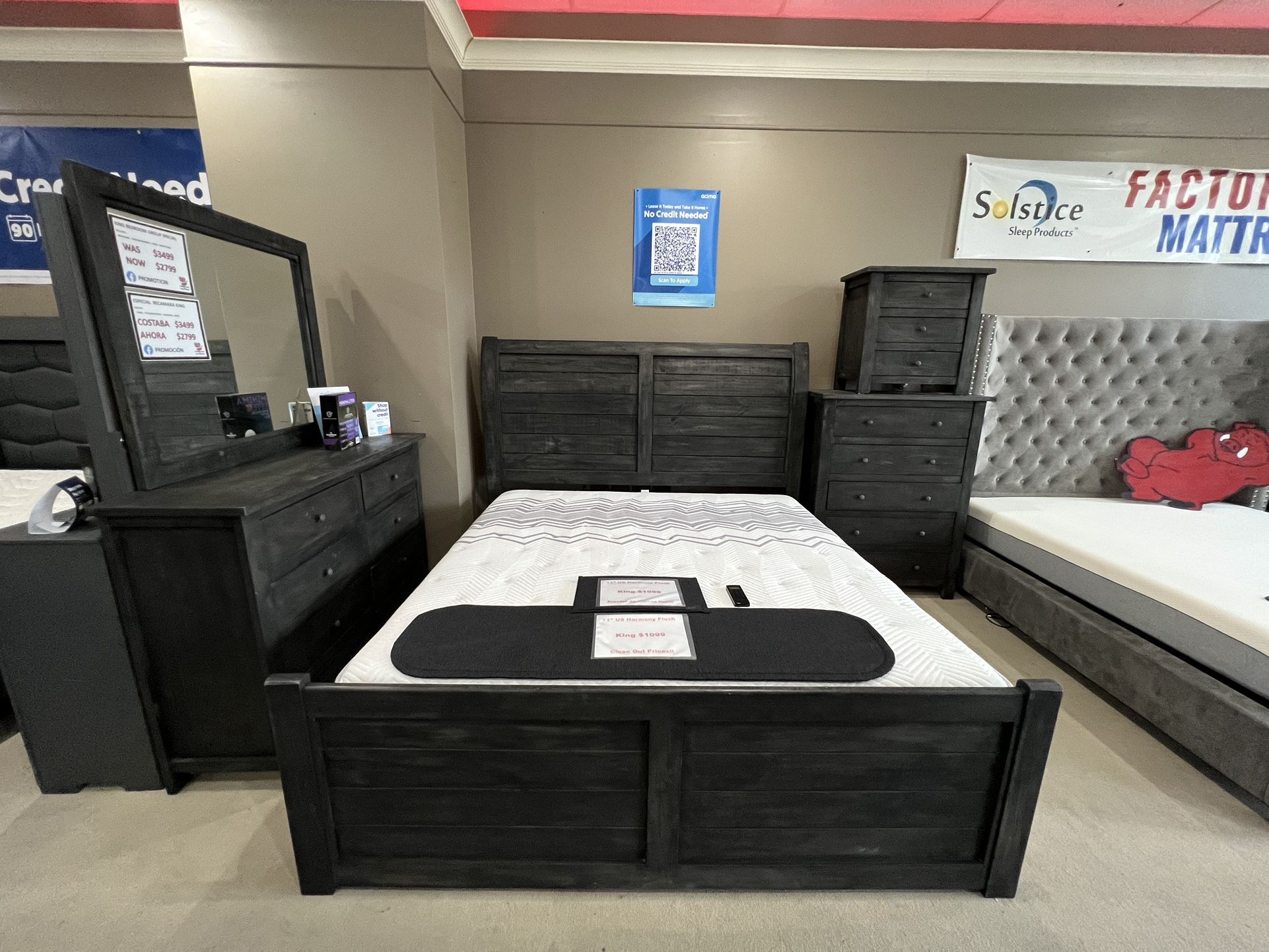 ‼️NEW ARRÍALA‼️ Brand New King Bedroom Group Only $2499.00!!