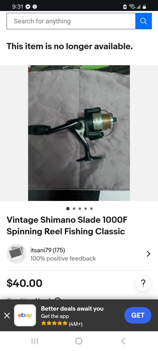 Shimano Fishing Reel