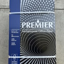Premier Multipurpose Copy Paper - 20 Ib/wgt - 92 Brightness - 10/500 Sheet/Ream - 10 Reams/Case