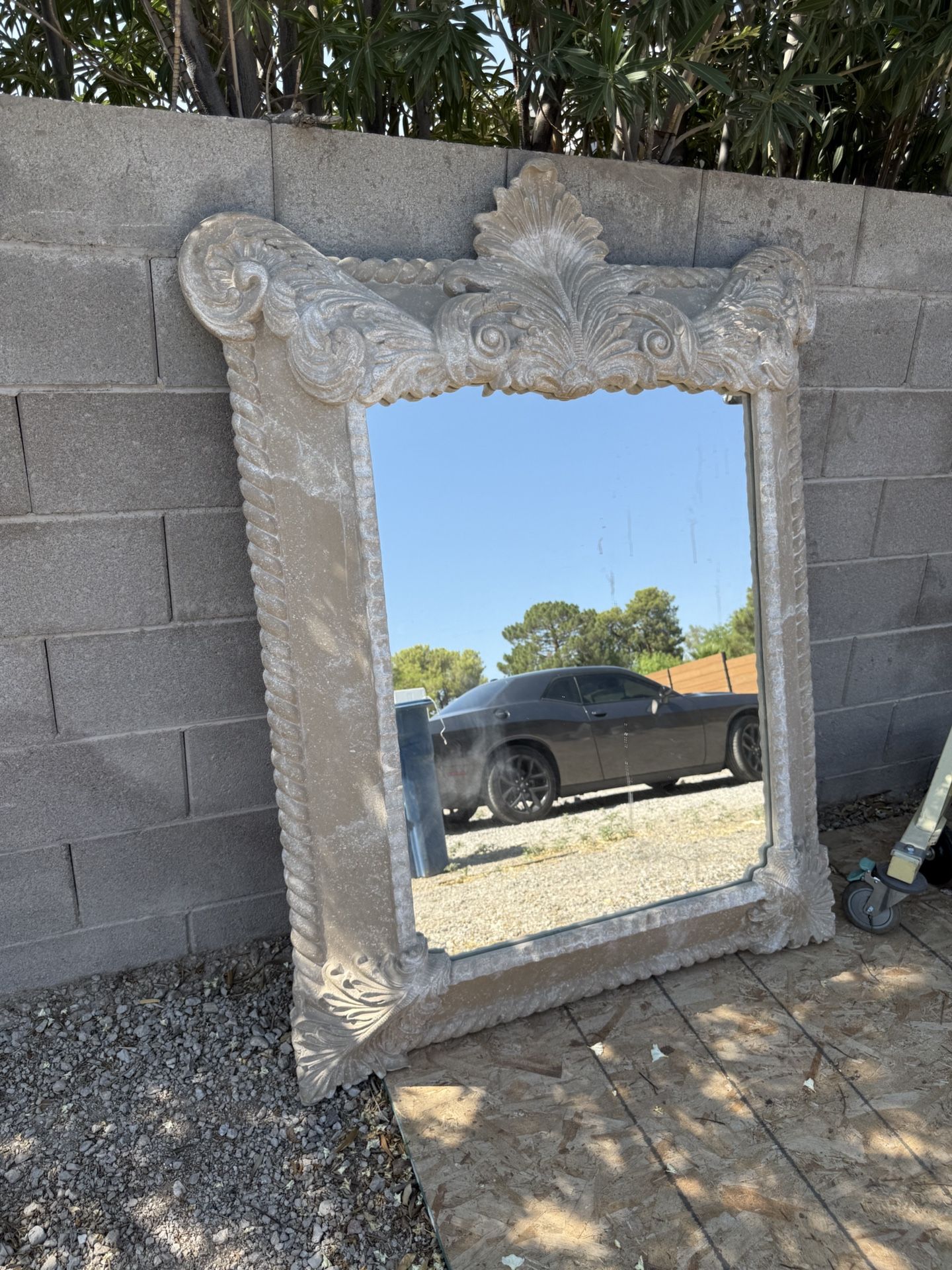Large Antique Mirror