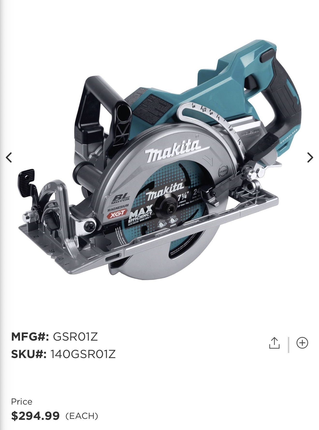Makita 40v Serrucho Y Combo
