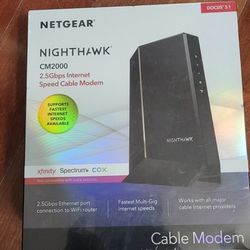 Netgear Nightawk Multi-gig Cable Modem CM200