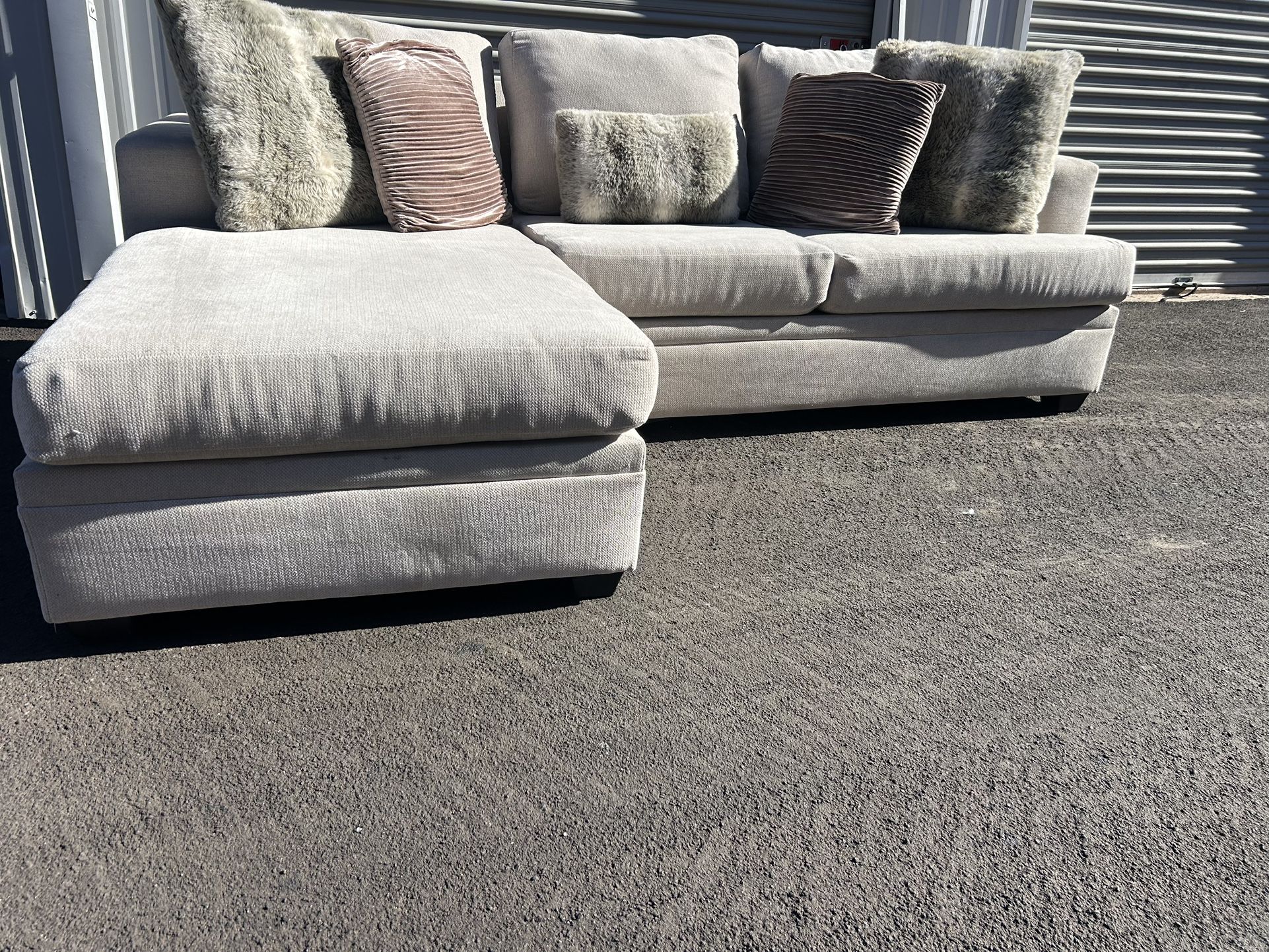 Sectional Sofa Living Spaces Free Delivery Available 