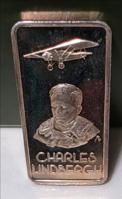 Vintage Toned 1 oz Silver Art Bar