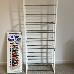 Modular Plastic & Metal Shoe Rack