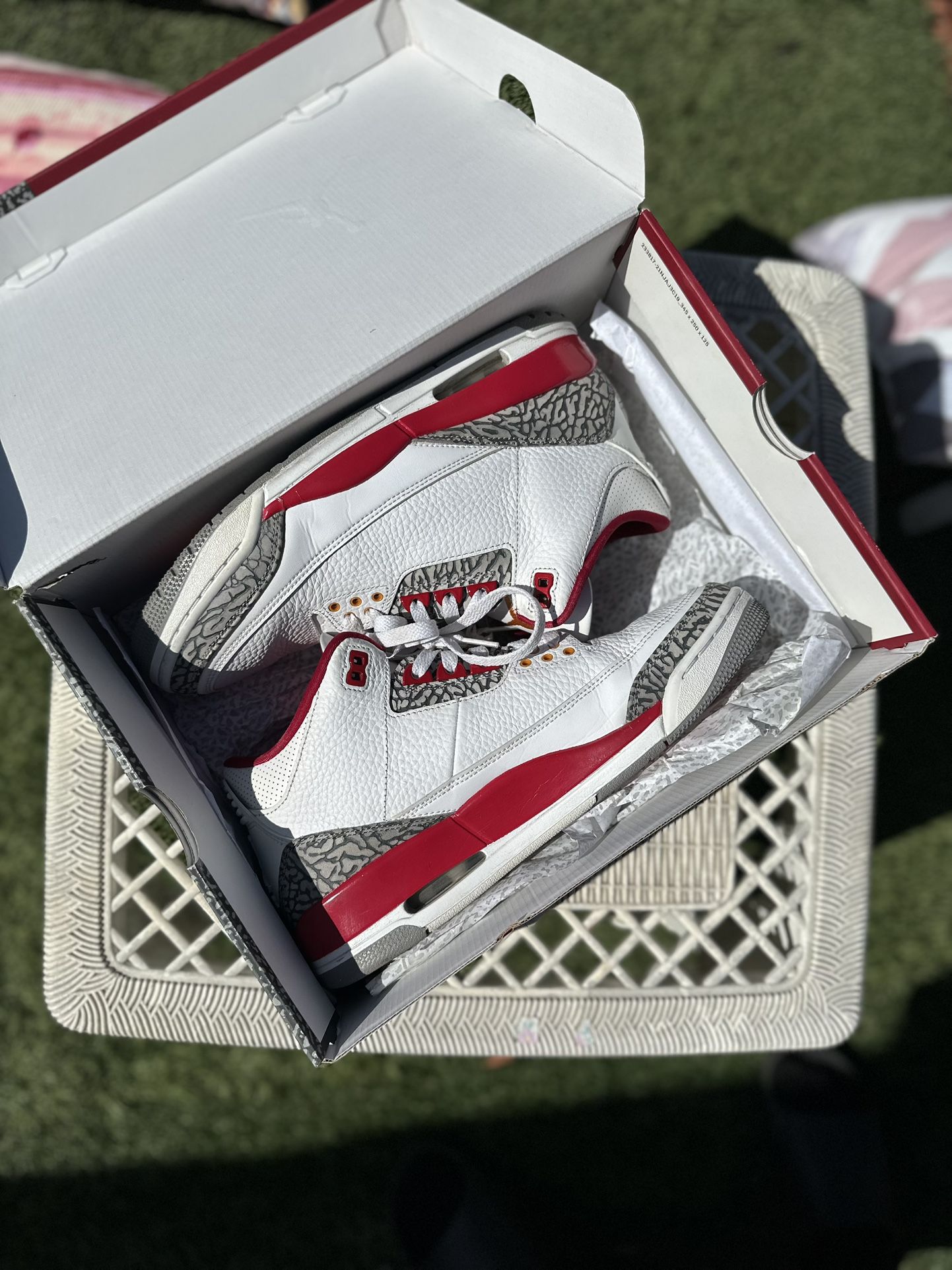 Air Jordan 3 Cardinal Red