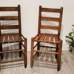 $30 For 2 Wooden Chairs