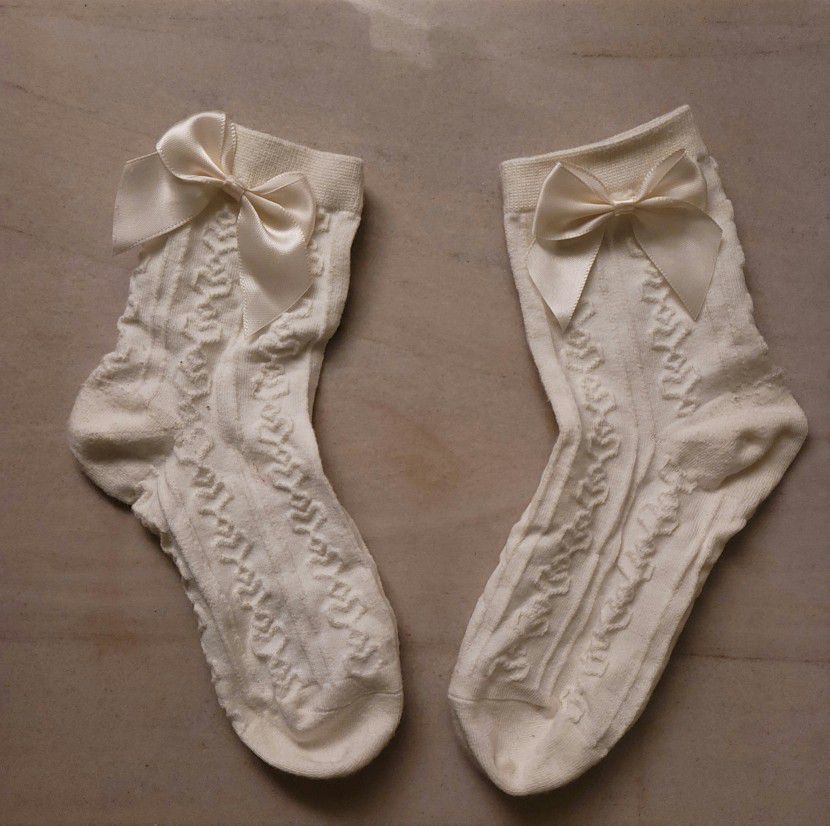 Socks - 5 pairs featuring Bows, Lace, and Ruffles