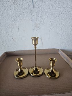 3 pcs Tiered Candlestick and Holders