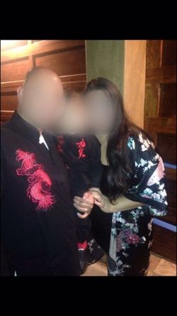 Matching Adult and Toddler Samurai Halloween costumes