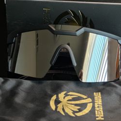 Heatwave Future Tech Sunglasses New Silver Lenses