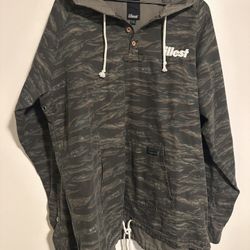 illest Brand Camo Denim Canvas Jacket Xxl 
