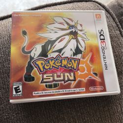 Pokémon Sun Box And Manual ONLY (No game)