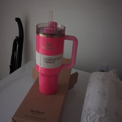 NEW Stanley Pink Parade 40 oz Limited Edition Quencher Tumbler