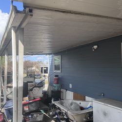 Aluminum roof pans