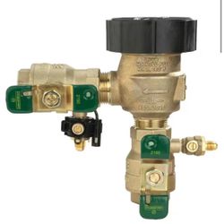 Watts 1 in. Bronze Anti-Siphon Pressure Vacuum Breaker with Quarter Turn Shutoffs and Tee Handles, Freeze Sensor @Z10-200