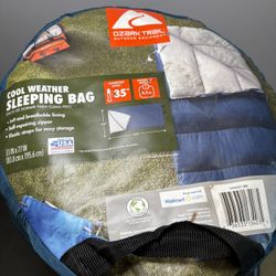 🛌 Ozark Trail Outdoor Sleeping Bag – Cold Weather ❄️
