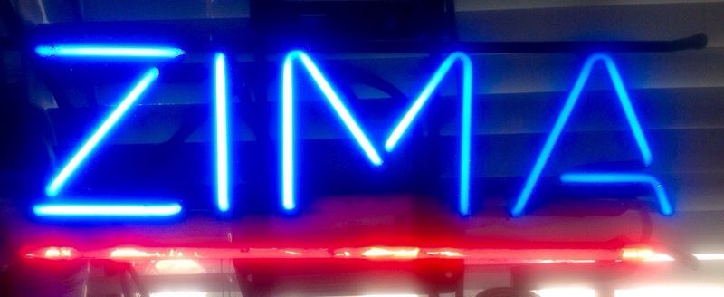 ORIGINAL ZIMA NEON SIGN!