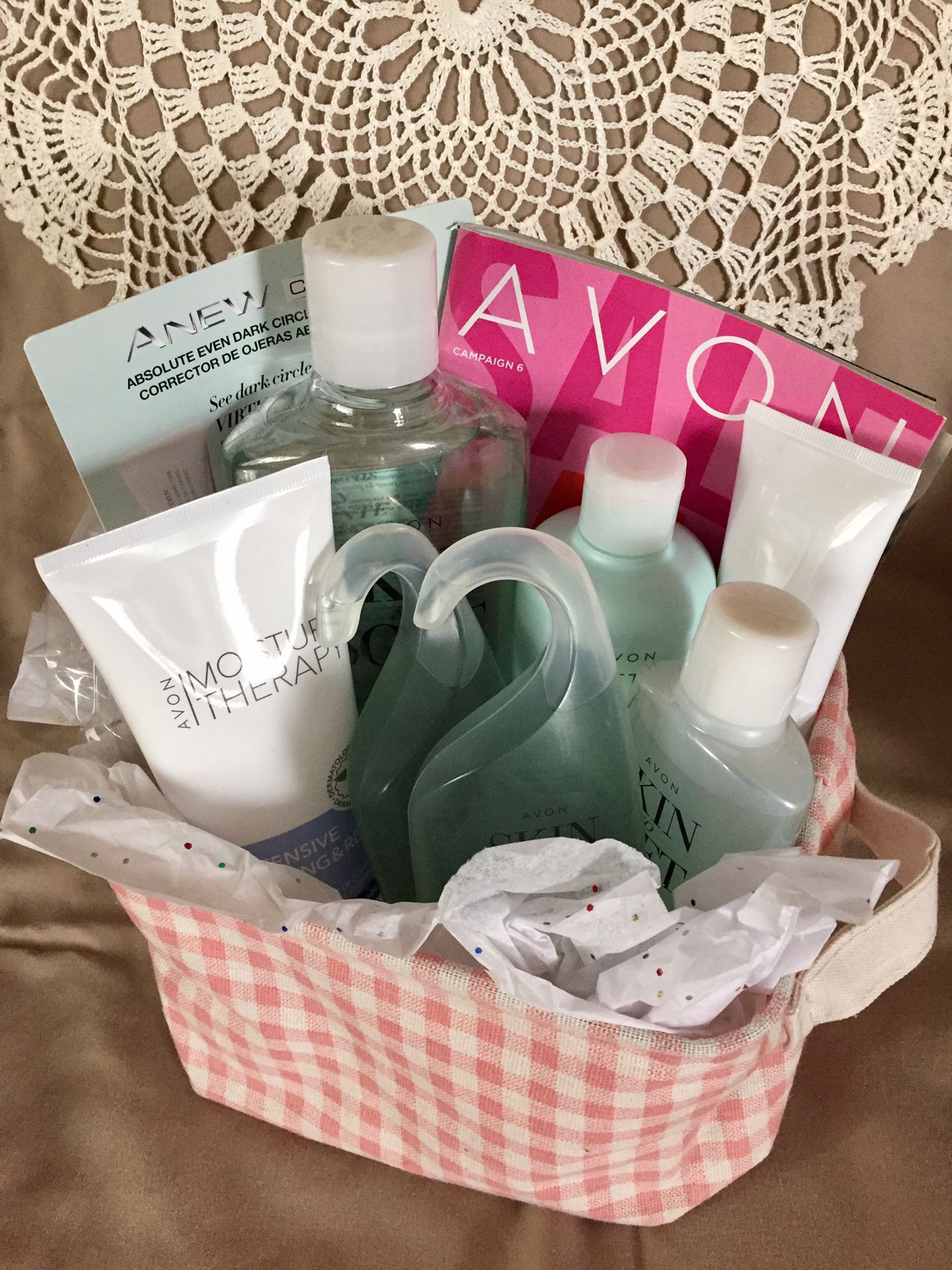 Avon Skin So Soft gift baskets