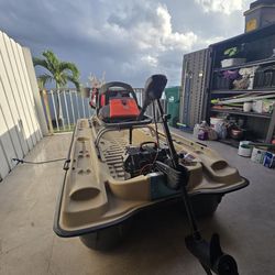 Mini Bass fishing boat.