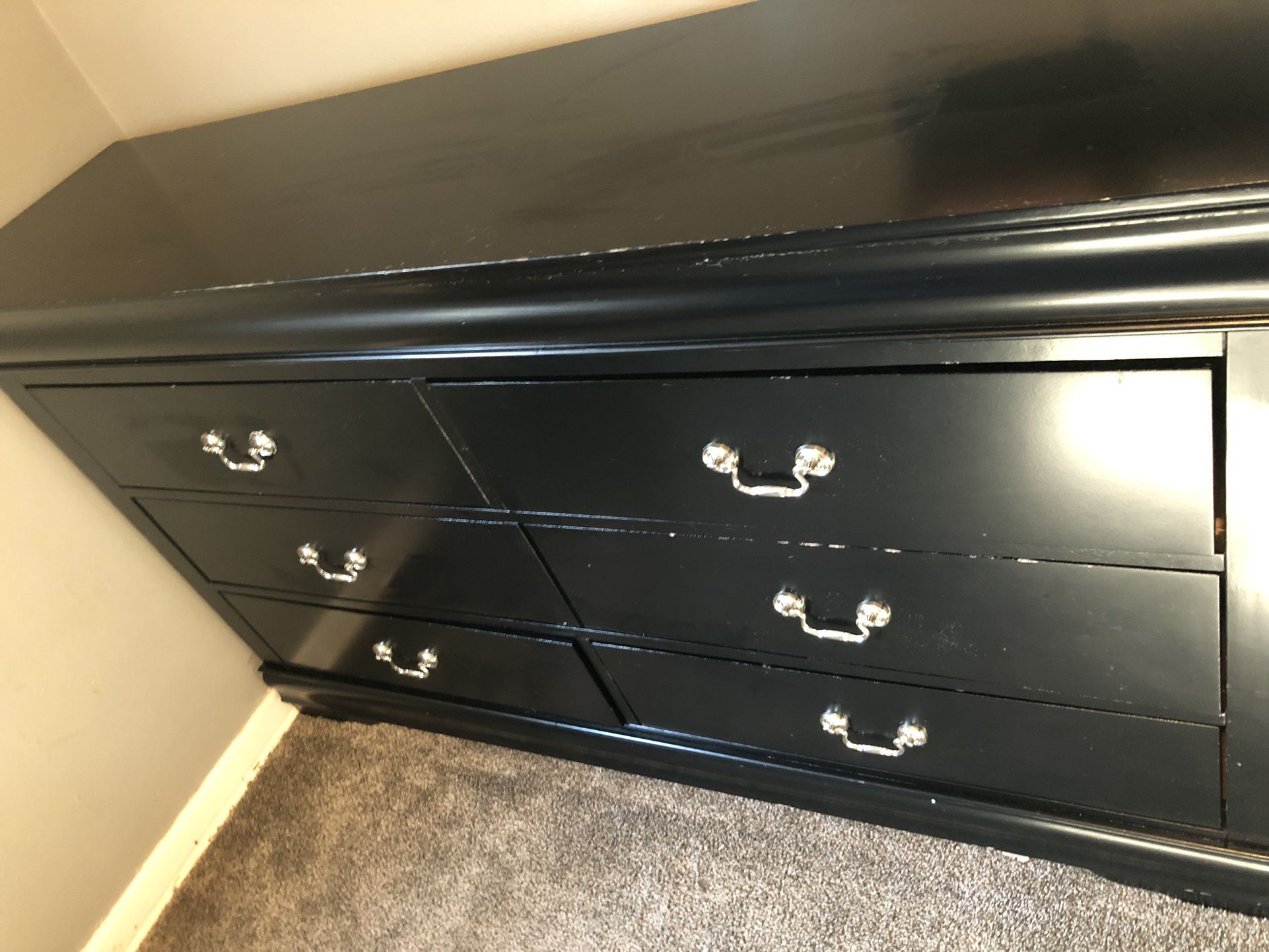 Dresser (black ) ( 6 Set) 