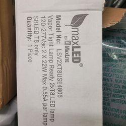 MaxLite, Lamp Ready Vapor Tight 4x2 Fixtures 