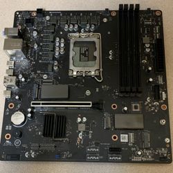 Intel LGA 1700 Black Motherboard