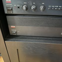 Adcom Vintage Stereo Set And Others 