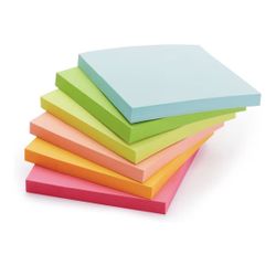 Notas adhesivas, 3 x 3 pulgadas.🏷️ Sticky notes, 3 x 3 inches