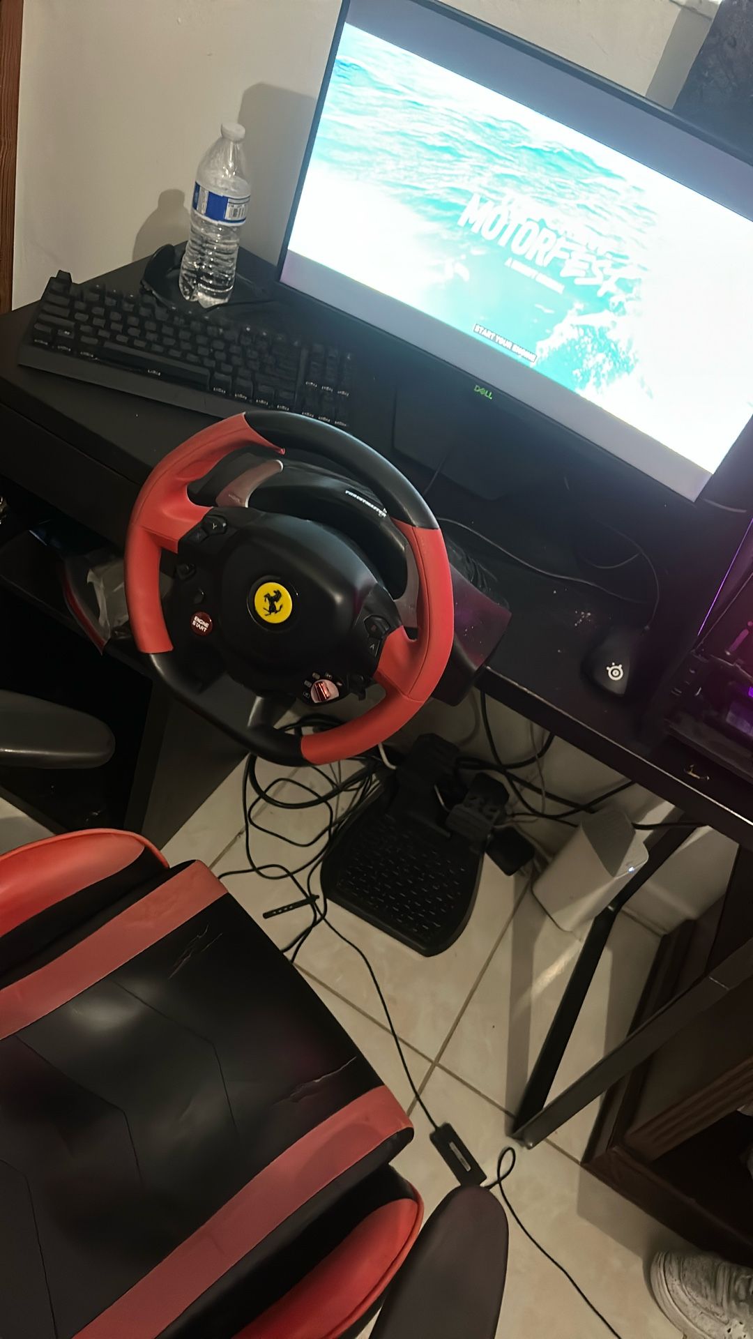 Gaming Wheel Ferrari Set 
