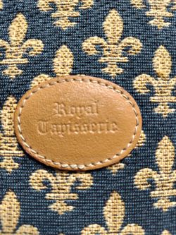 Fleur de Lys" Tapestry Handbag 