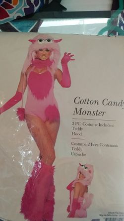 Sexy Cotton Candy Monster costume