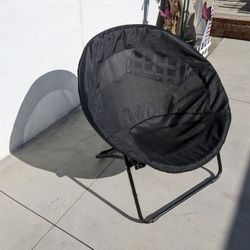 Folding Moon Round Saucer Chair $25