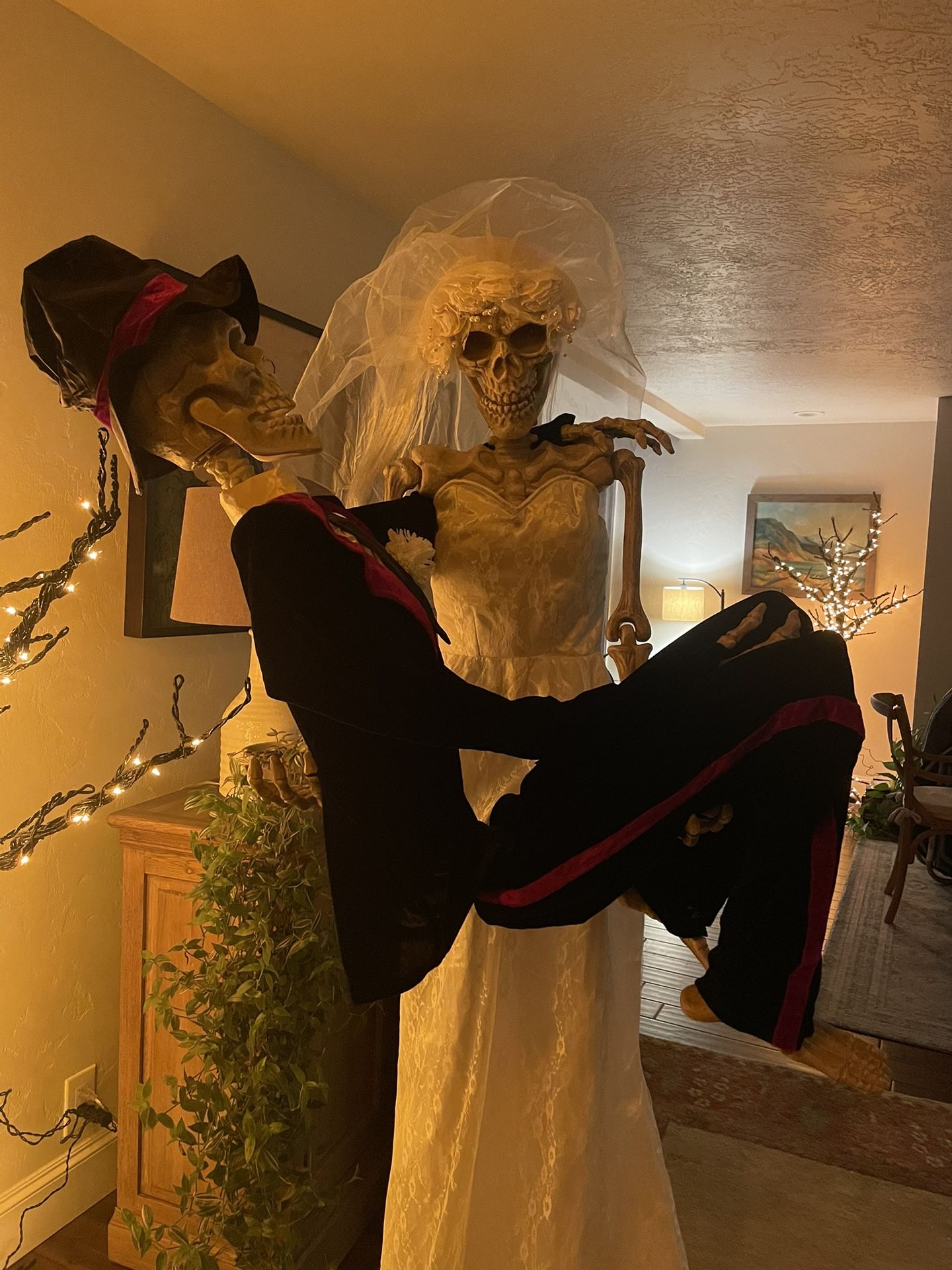 Animatronic Halloween Skeletons
