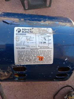 3/4 air conditioner  motor 2 speed