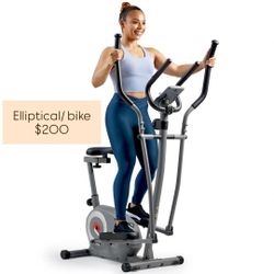 Elliptical And Exercise Bike 