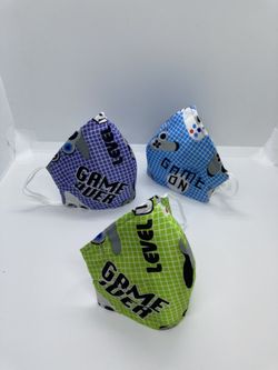 Set of 3 children face masks