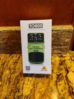 Behringer TO800 Vintage Tube Overdrive Guitar/Bass Pedal