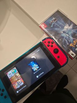 Nintendo switch and pokemon brilliant diamond