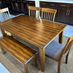 Dining Table With Bench