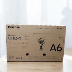 HD117 65” Hisense smart 4k led Uhd tv