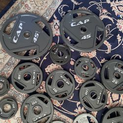 Like New Set Of Olympic Weights Plates 